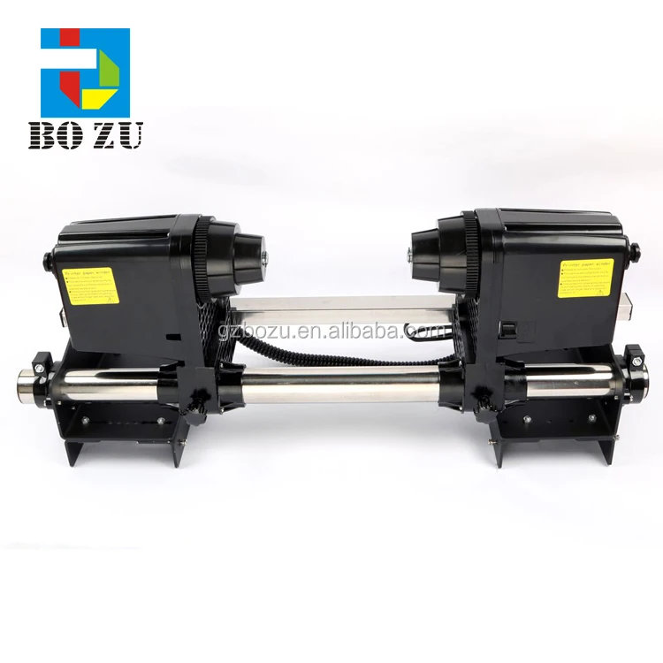 

On sale eco solvent printer single motor double motor paper receiver paper take up system