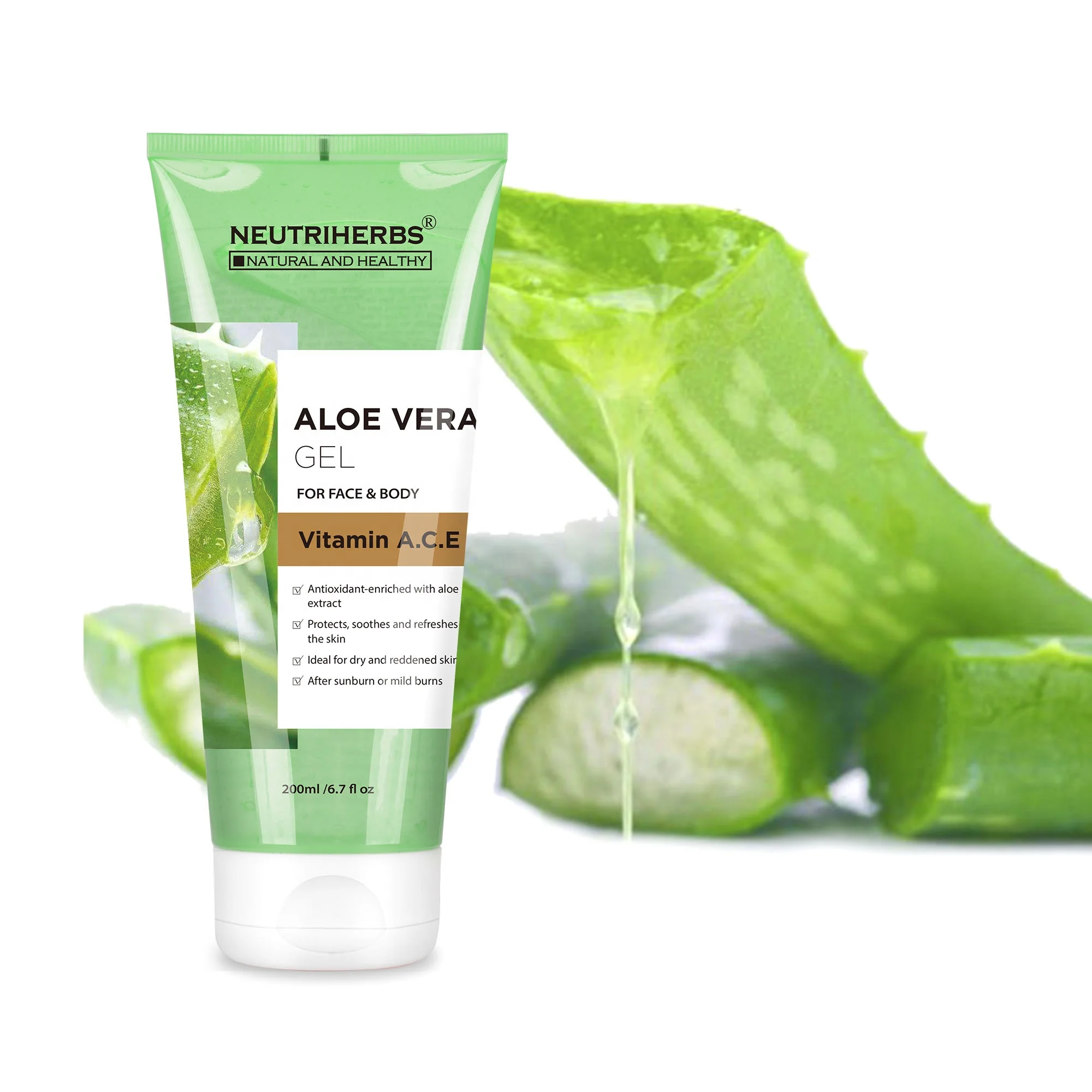 

Hot Selling Customized Skin Aloe VE Hydration Facing Aloe Vera Gel Bulk