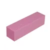 Promotional Nail Care File Tools Pink Color Block 4 Way Sponge Nail Polish Buffer