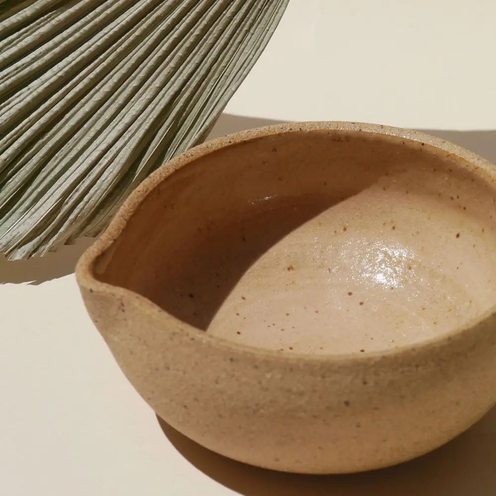 

Tiitee Handmade Matcha Tea Bowl Japanese Pottery Clay Matcha Chawan With Spout, Multiple
