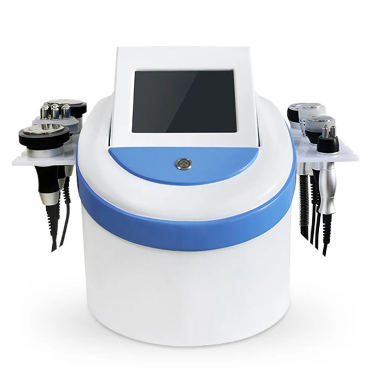 

Amazon Hot Sale 7 In 1 Vacuum RF Slimming Machine Body Shaping System 80K Cavitation Slimming Machine, White+blue