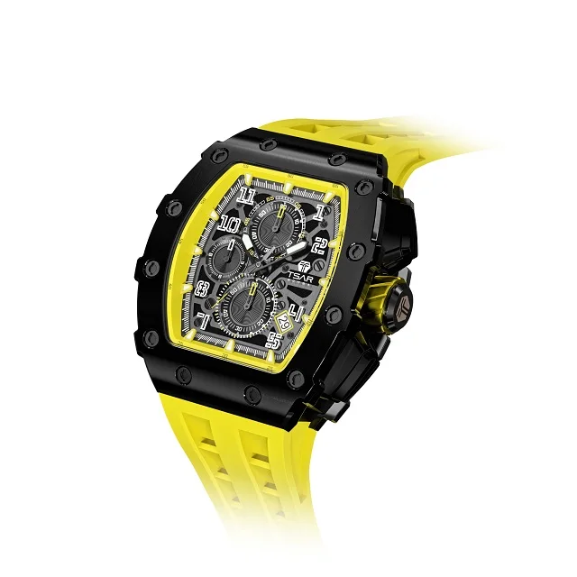 

Stainless steel Skeleton Design Brand Calendar Hands Watch Mechanical Wristwatch For Men