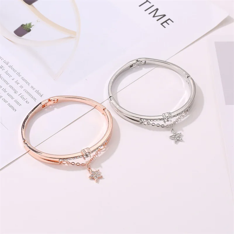 

RTS Alloy Metal Bracelet Jewelry Pendant Bracelet Bangle Bracelet for Women, Picture
