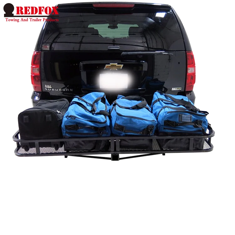 folding aluminum hitch cargo carrier