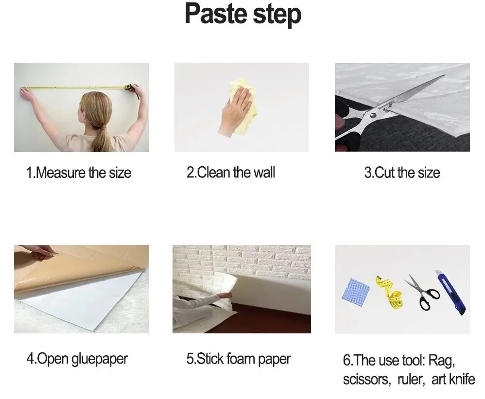 
Lifelike design XPE foam wall panel mixed-colors 3d PE foam wallpaper brick self-adhesive pe foam wall sticker 