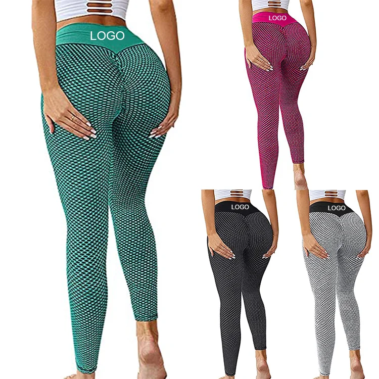 

New European And American Fashion Big Butt Lift Ruffle Yoga Leggings tic tok leggings, Customized colors