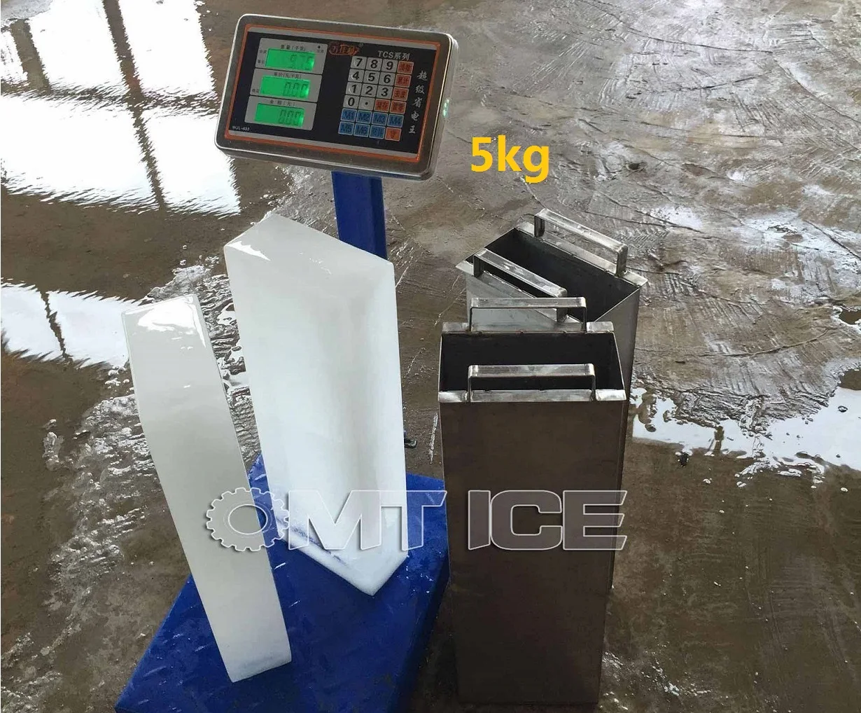 OMT Solar power 500kg/24hrs Ice block making machine maker price for
