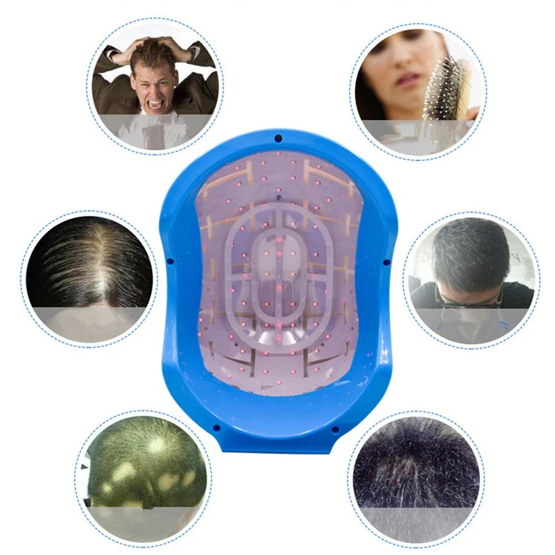 

Portable LED Diode laser fast improve bald hair growth machine men hair care loss hat products hair treatment helmet