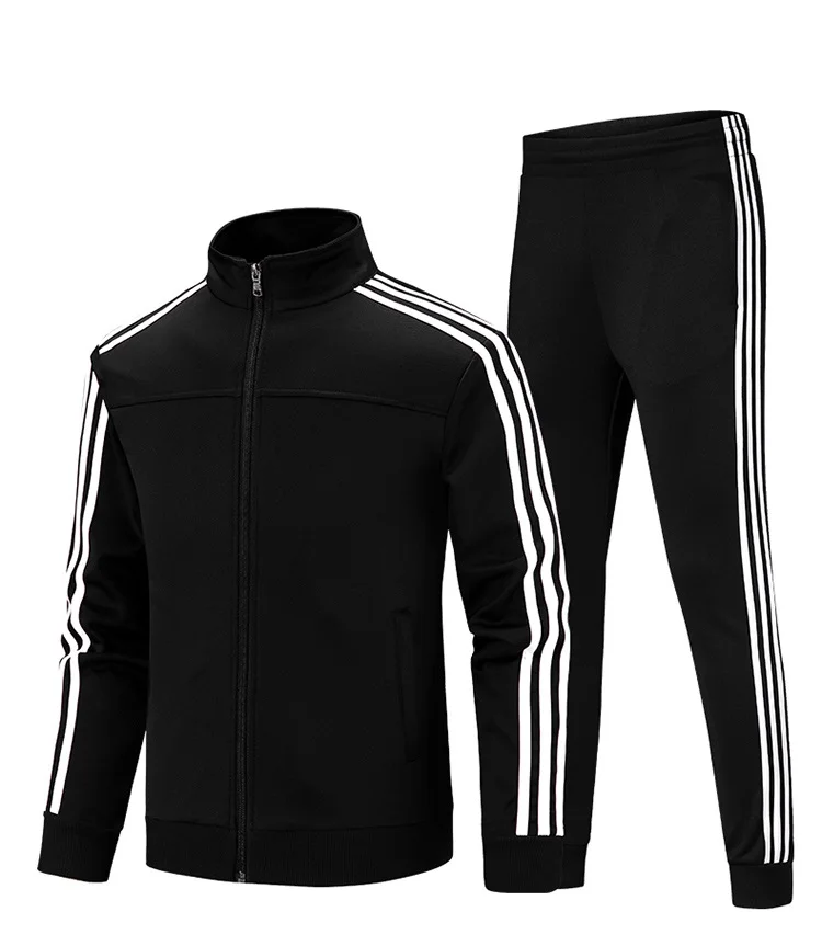 

HT Custom Blank Sportswear Cotton&Polyester Zipper Jackette Mens Jogger Tracksuit For Men, Custom color