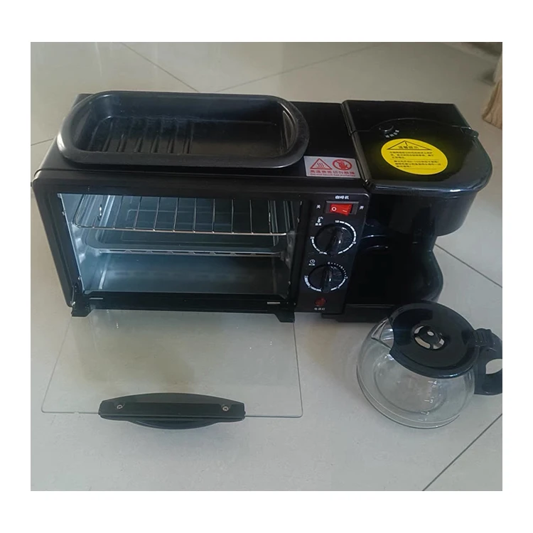 

Hot Sale Multi Function 3 In 1 Breakfast Machine With Frying Pan Oven And Coffee Maker