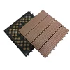 Non Slip Outdoor WPC Interlocking Decking Tiles DIY Composite Decking