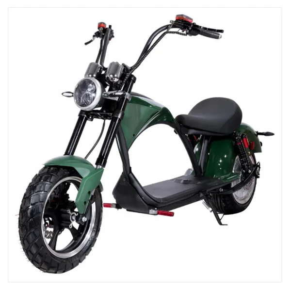 

Atrovirens 12 inch Fat Tire Chopper Style 2000W /3000W Motor 20AH 60V Lithium Battery Electronic Engineering Scooters
