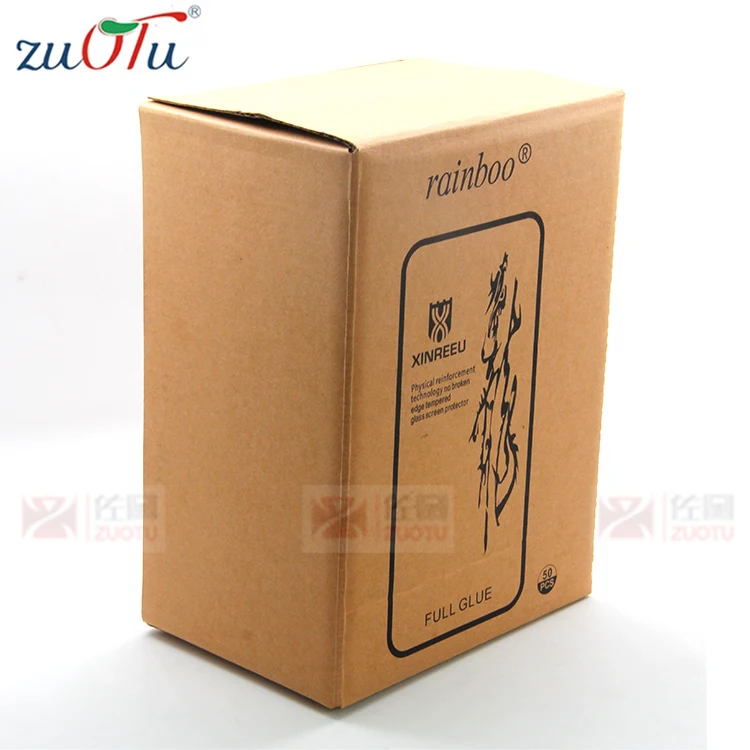 
Tuck Top Packaging Foot Pad Hot Selling 7plus Mobile Phone Toughened Glass Membrane Cardboard Fruit Slices Packing Box 