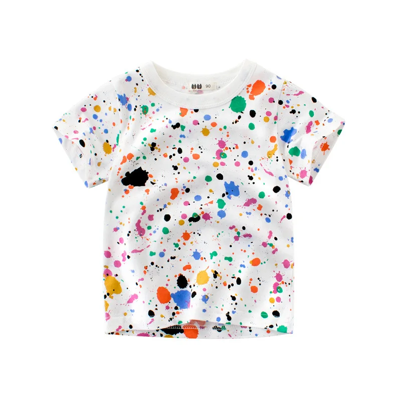 

custom brand designer kids tshirts 100% cotton tshirt printing fashionable kid clothes summer wholesale