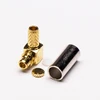 Crimping Type Male Plug MMCX Right Angle Connector