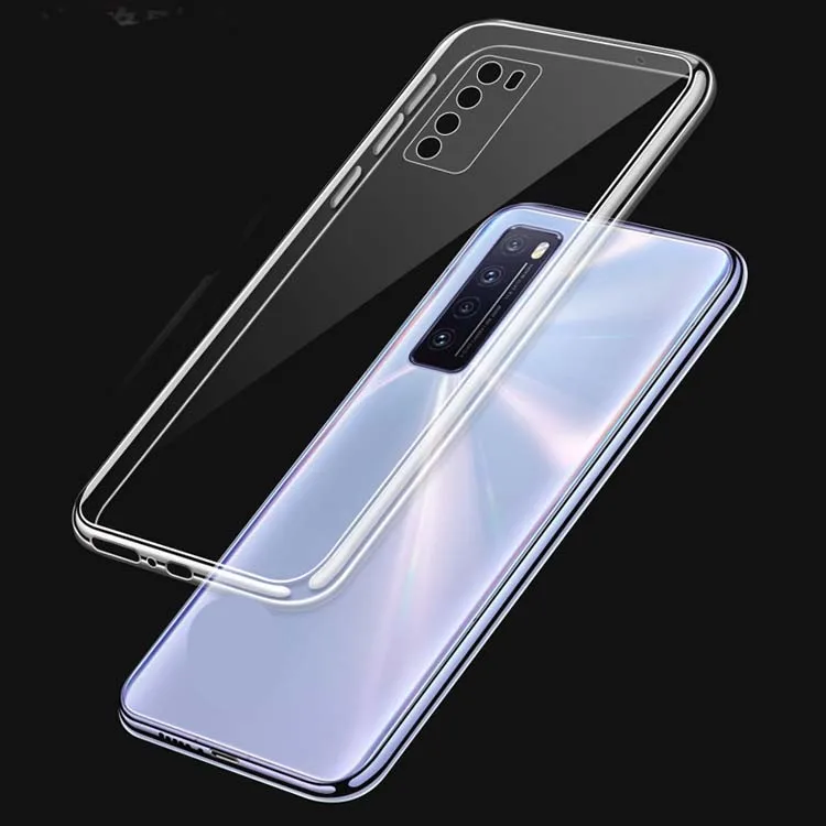 

High Quality Custom 1.3mm Camera Protect Hole Design Clear Transparent Soft TPU Phone Cover Case For Huawei Mate 30 Mate30 Pro