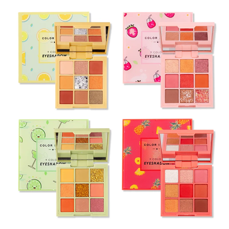 

Factory made make your own brand colorful fruit beauty creations eye shadow