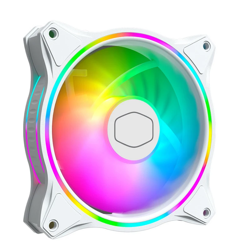 

CoolerMaster Fan MF120 HALO rgb fan for computer, Black,white