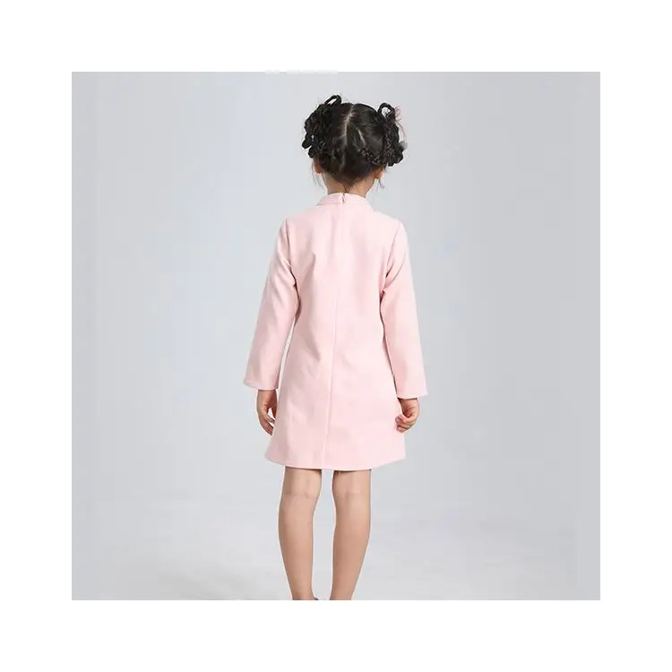 
Qipao Cheongsam High Quality Chinese Traditional Long Sleeve Girl OEM Service Children Support Traditonal Chinese 