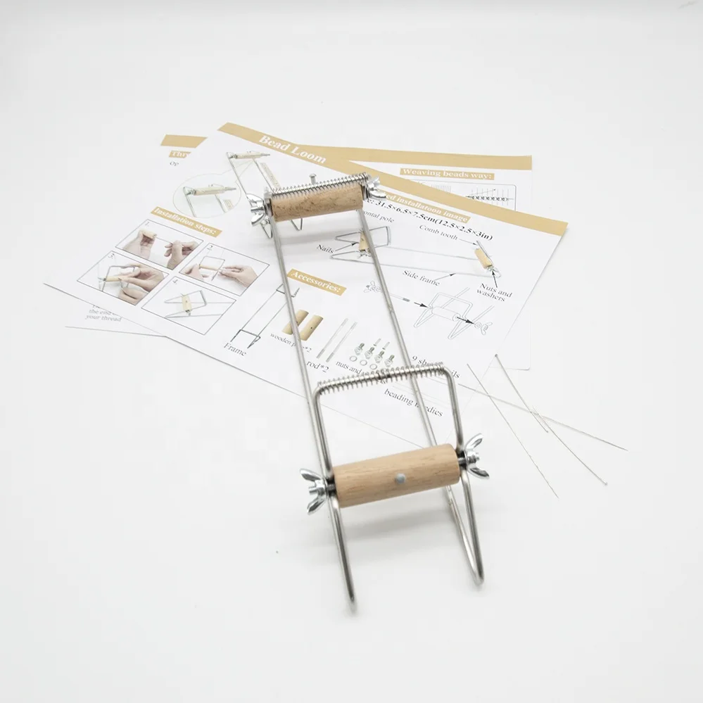

DIY Bead Loom Kit, Natural wood color