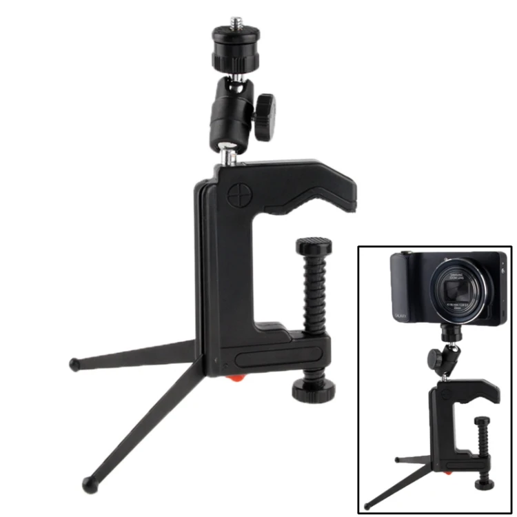 

Portable Multi-Function Folding Clamp Tripod for Mini Card Digital Camera