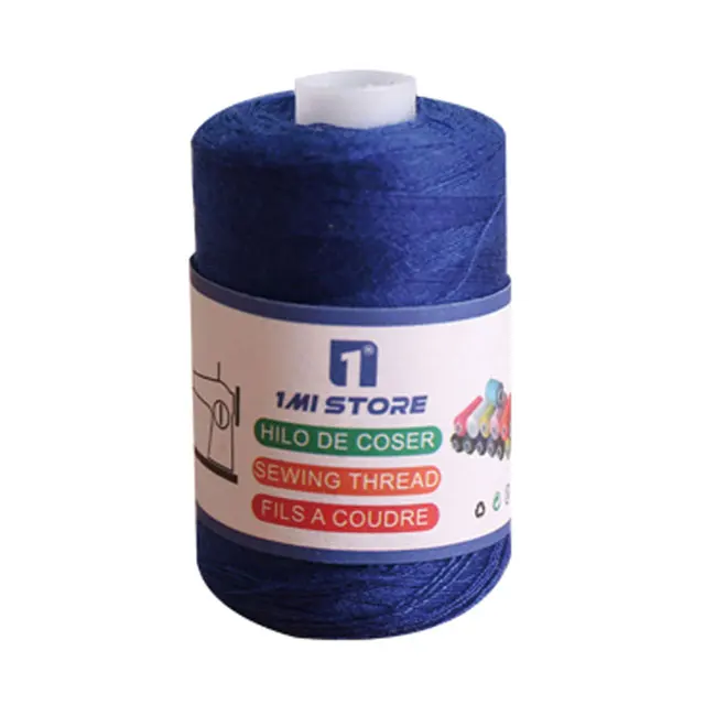 

Factory price 100% polyester yarns bag sewing thread and high quality industrial sewing thread, Deep royal blue