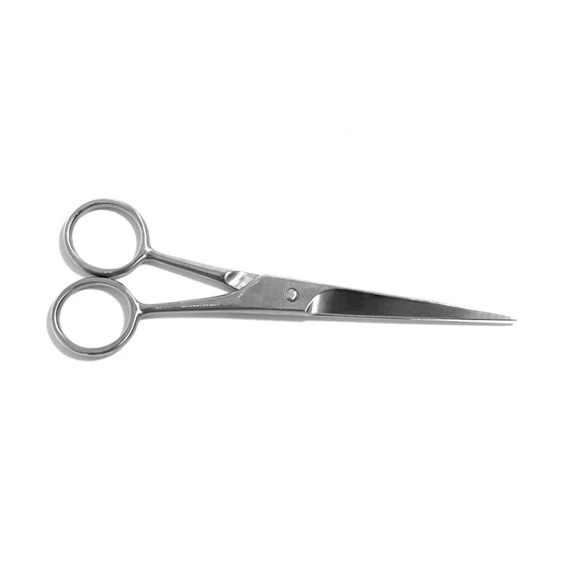 

Factory Price Professional Stainless Steel Scissors Barber leather herb Hair Cutting barber Scissors, Silver
