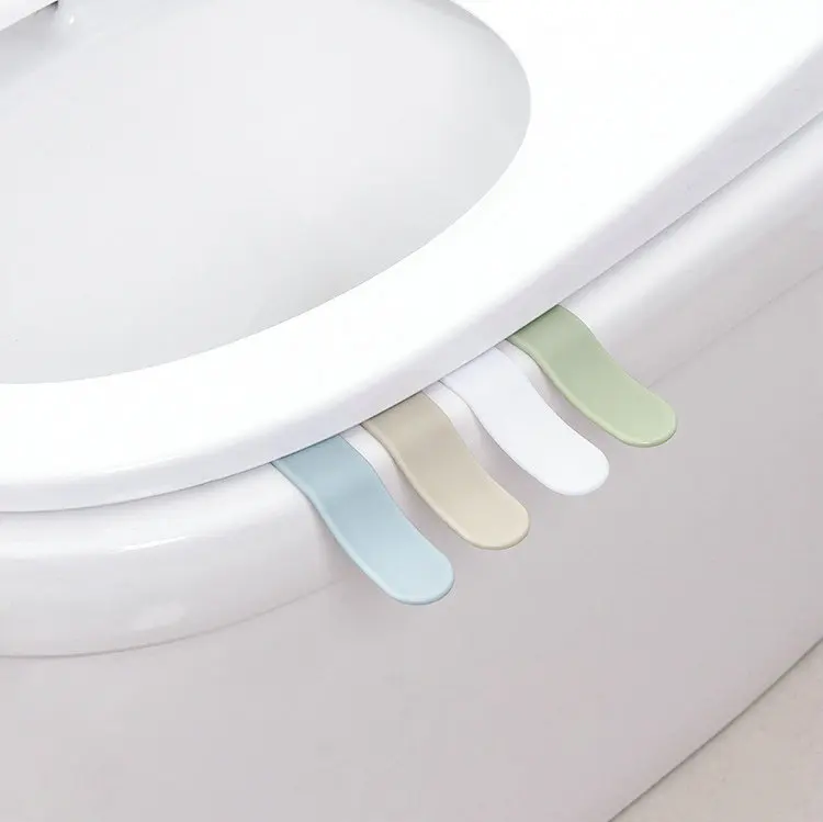 Toilet Seat Cover Sticking Lifter Handle Avoid Touching Hygienic Clean