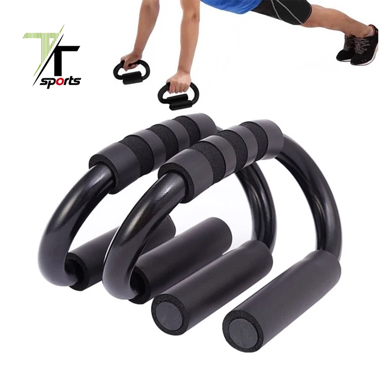 

TTSPORTS High Quality Push Up Board Workout Set Push Up Stand Exercise Workout Pushup Stand Bars Grips Assistant, Black or customized color