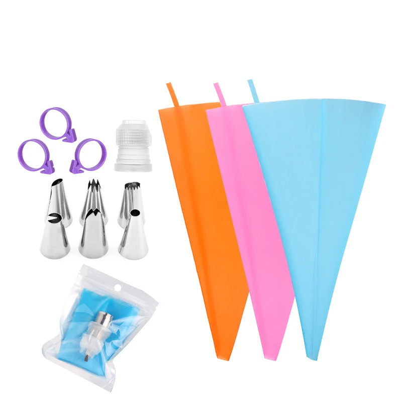 

A3101 DIY 6 / 12 / 24 / 48 Icing Decorating Injector Nozzles Piping Flower Cream Making Cake Decoration Nozzle Tools Set