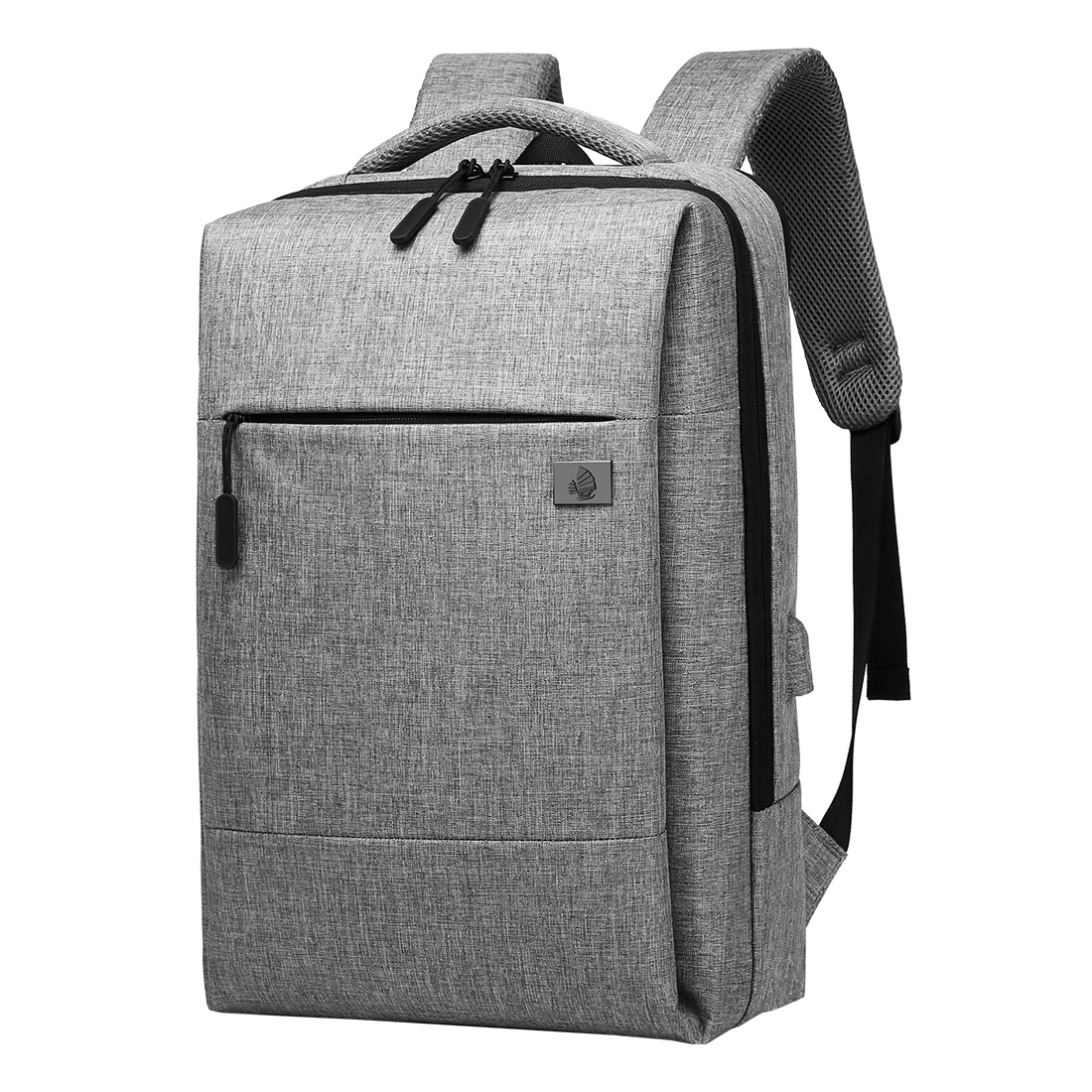 

Factory Wholesale Custom Logo trending 2020 Travel Waterproof Usb Back pack Bag Travelling business laptop Backpacks, Black grey