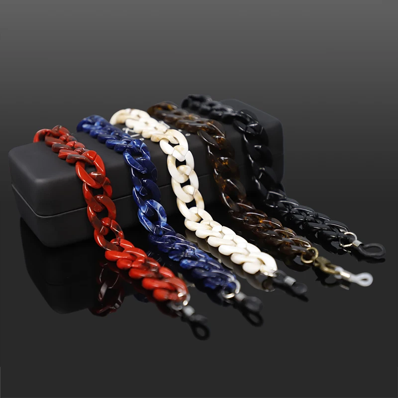 

Hot sale accessories gold metal lanyard strap rope cords eye glasses hinges for eyewear eyeglasses sunglasses glasses with chain, Red. blue. white. black. brown