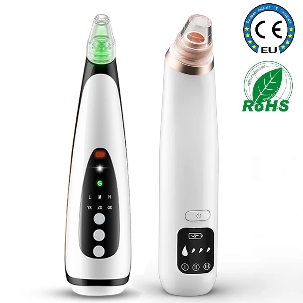 

Pore blackhead remover vacuum Face skin care Black heads Acne Pimple Vacuum cleaner black dot Removal Tools