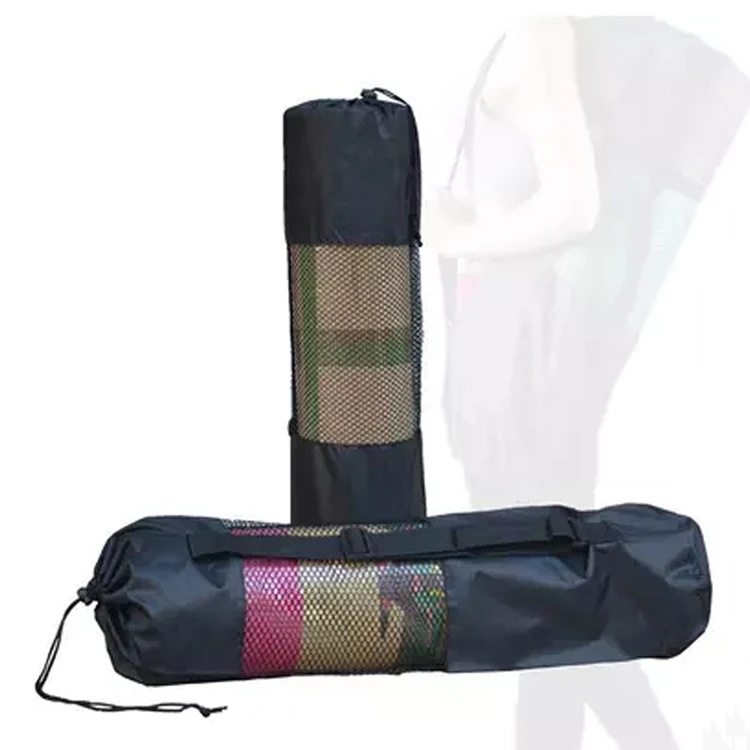 

High quality custom size gym carrying organizer yoga mat tote bag canvas, Color card