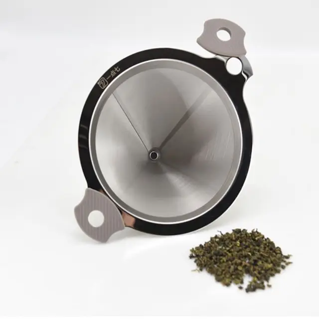 Stainless Steel Fine Mesh Loose Leaf Tea Strainer Set Infuser Basket