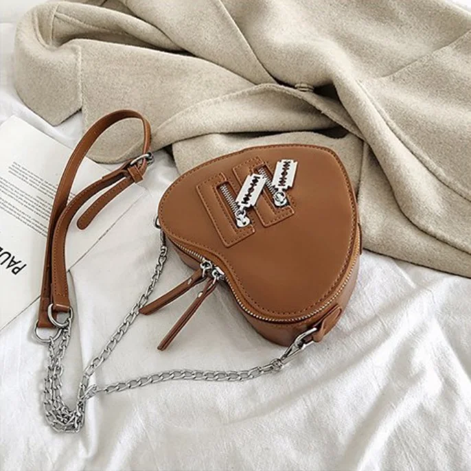 Jindailin Fashion Design Heart Shape Crossbody Bag Pu Leather Bag ...