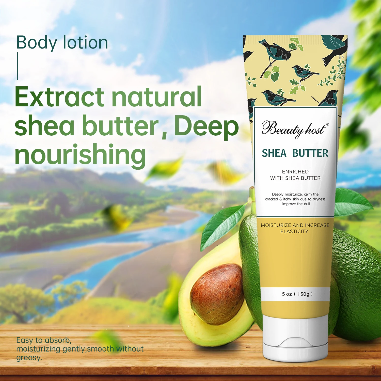 

Nourishing Whitening Body Cream Shea Butter Body Lotion Whitening