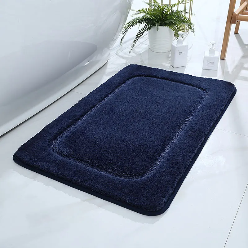 

i@home chenille absorbent anti slip bath toilet shower floor mat bathroom, Picture