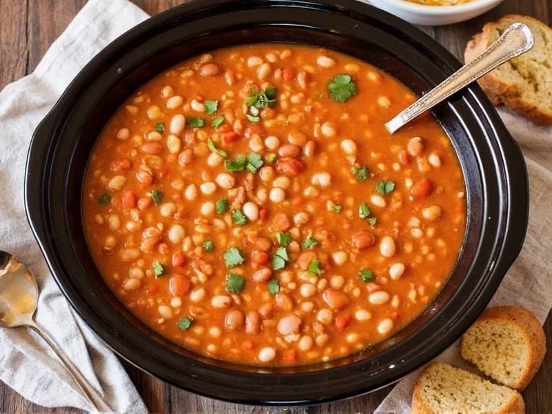Perfect 15 Bean Soup Crock Pot Recipe: Easy Slow Cooker Meal