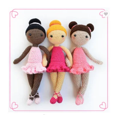 

Direct-factory Wholesales 100% Cotton Baby/Kids Crochet Amigurumi Doll Stuffed Toys