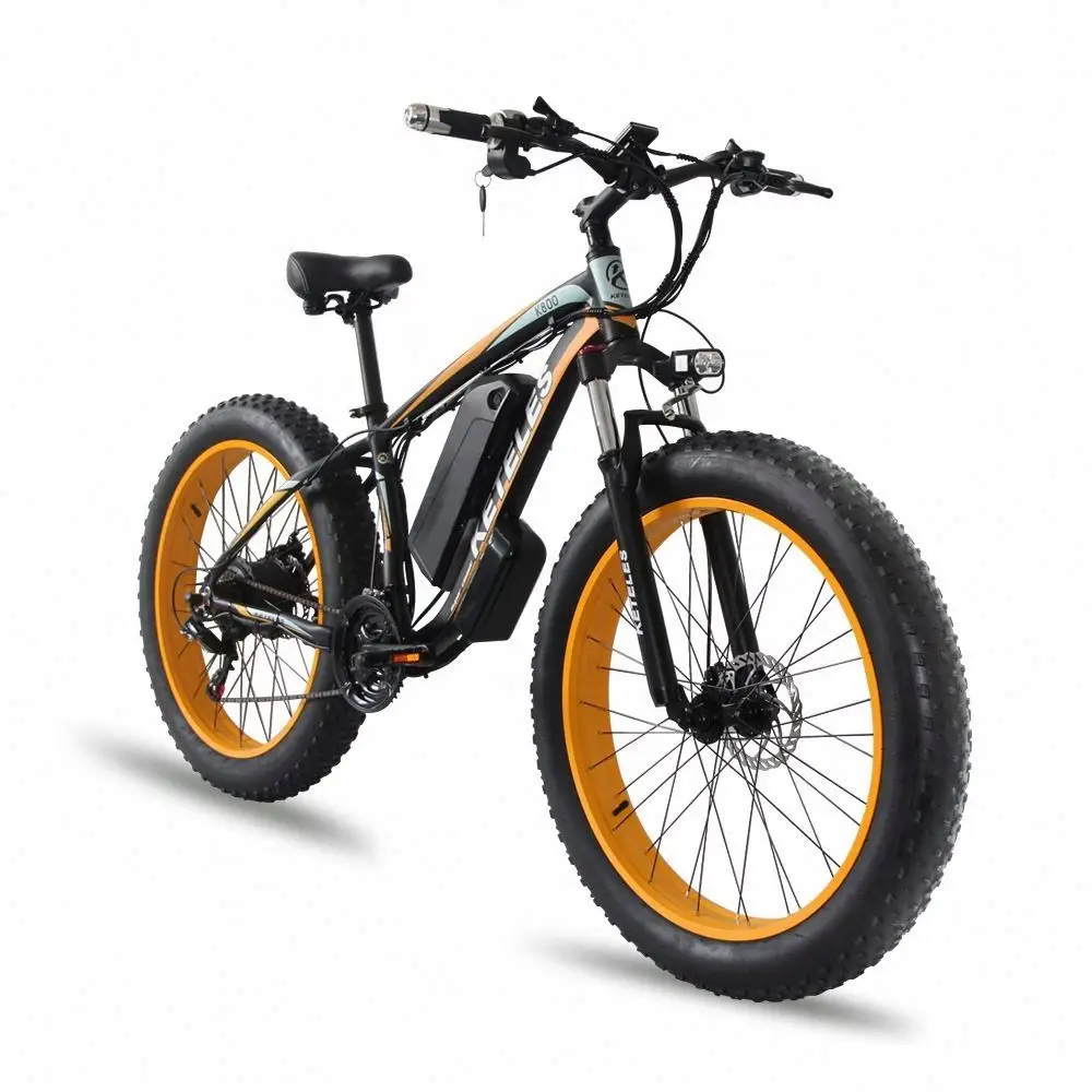

297 Electric Bike 500W 10.4Ah 26 Inch Snow Ebike Front Disc Brake Adult Mountain Bicycle with ce certificate