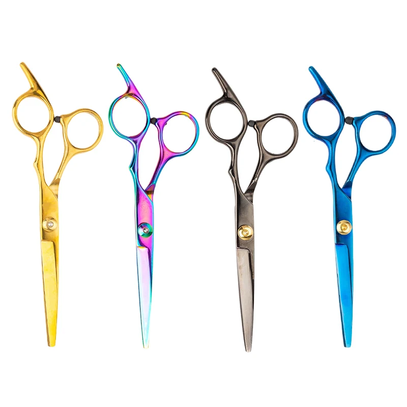 

6 Inch Stainless Steel Hairdressing Scissors Cutting Professional Barber Razor Shear for Men Women Kids Salon