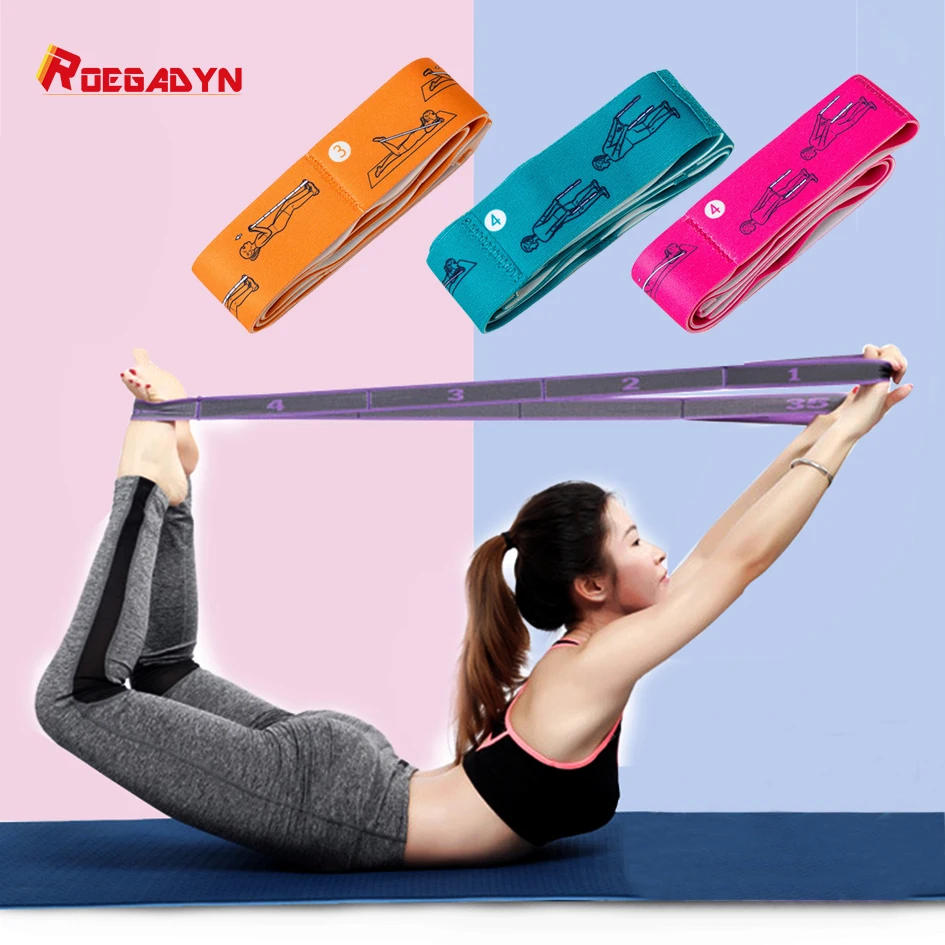 

Latex Stretch Yoga Resistance Band Ligas De Resistencia Fitness Bander