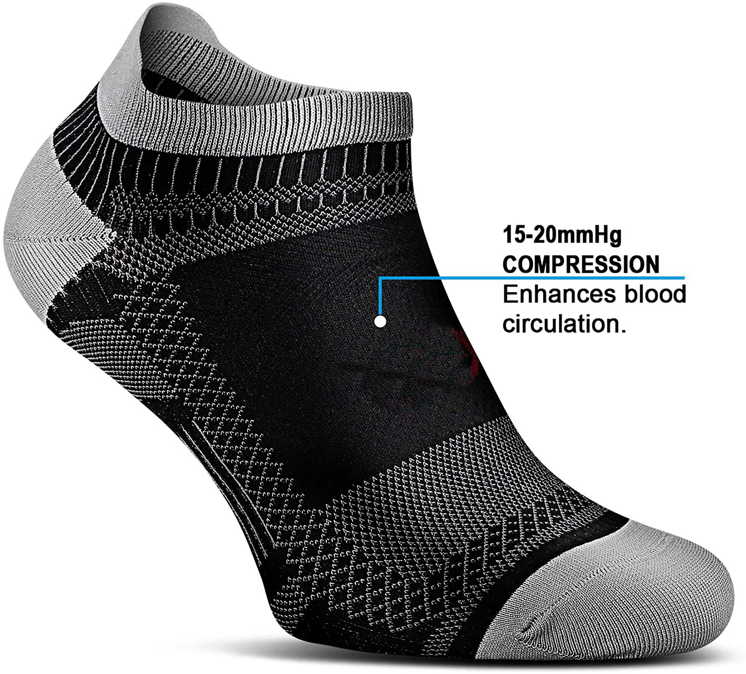 

MY-051 Ankle Compression Running Arch Support Chaussettes Sport Socks for men and women, Custom color
