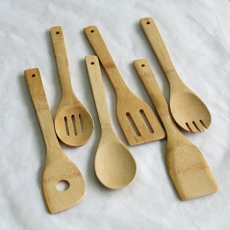 natural environmental protection bamboo spade six sets eco