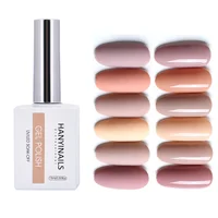 

Nude colors Private label customize your logo nail polish uv gel