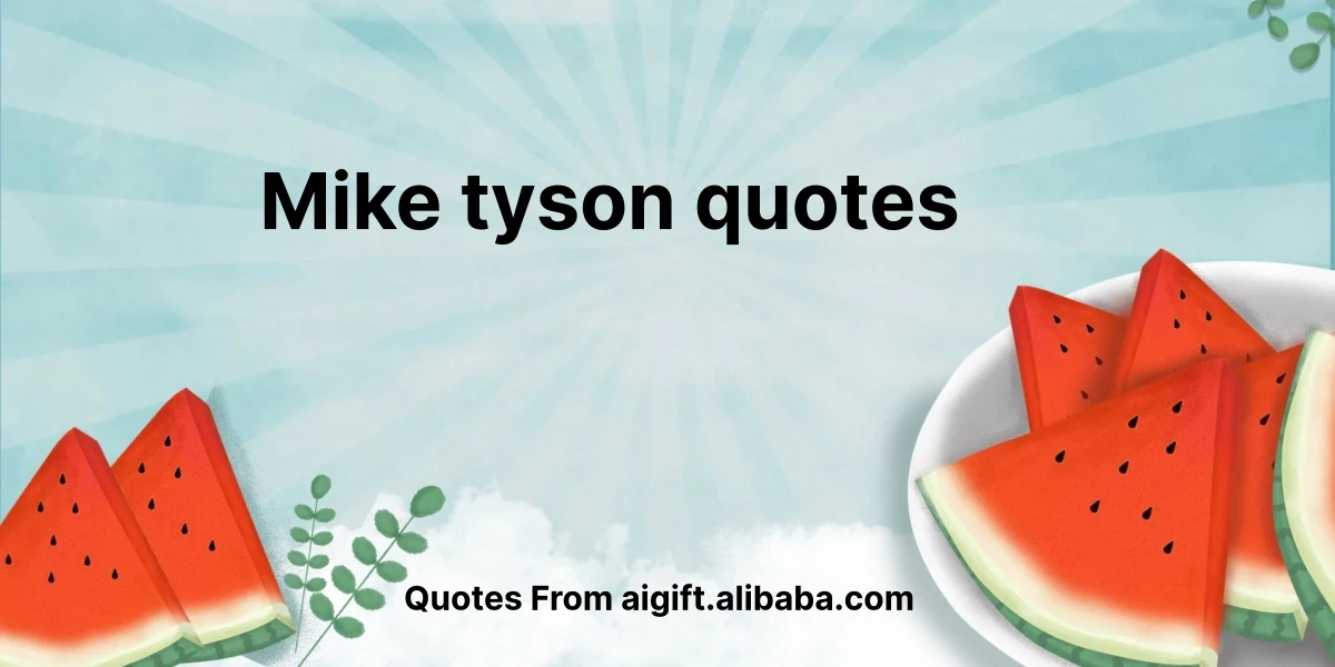 mike tyson quotes