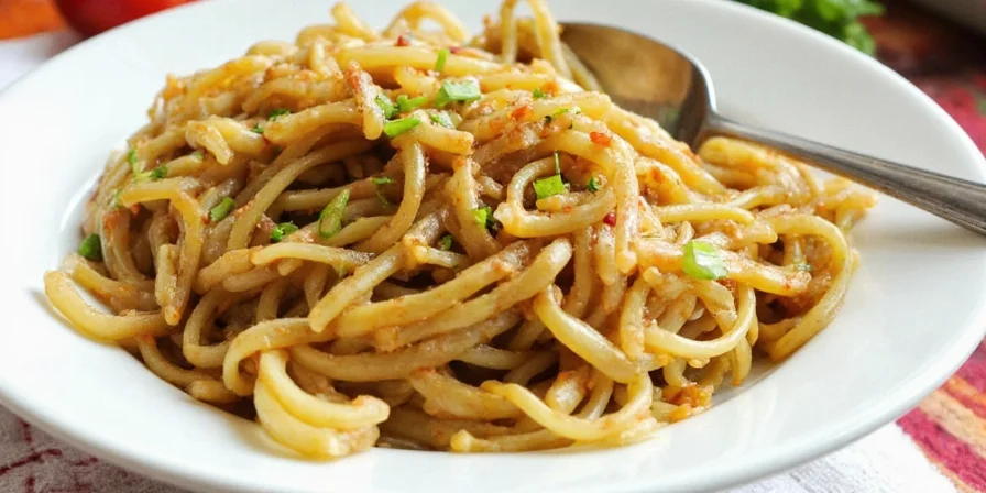 Close-up of fresh spices used in lemongrass chicken vermicelli