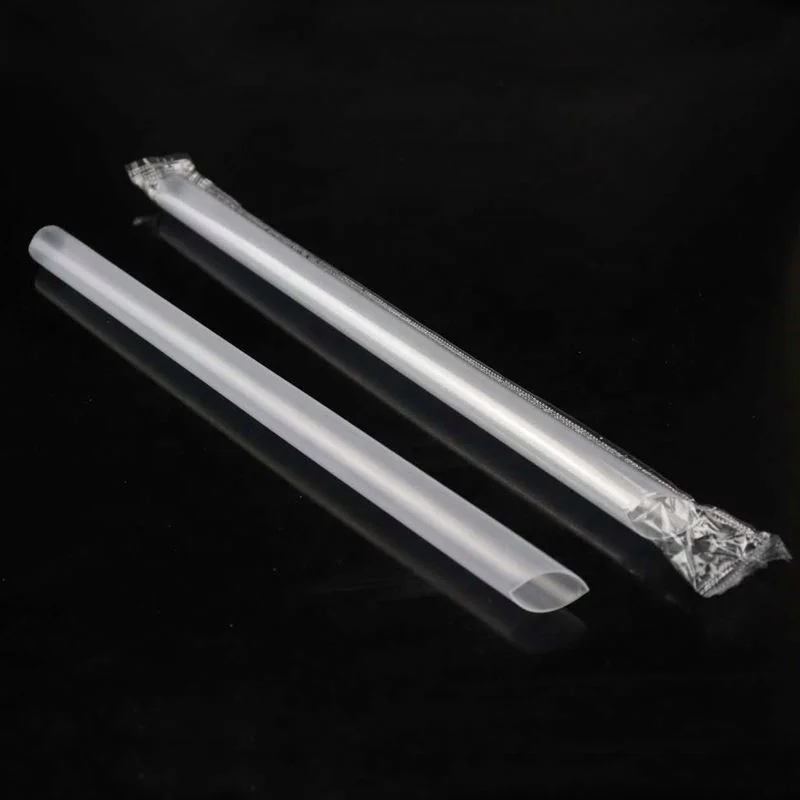 

Custom PLA Bubble Tea Straws Boba Straw With Logo Printed New Arrivals, Black