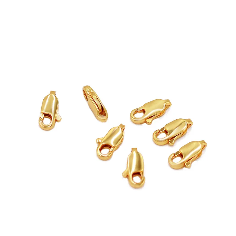 

Hobbyworker  2022 Fashion 10Pcs/Bag Spring Buckle Clasp for Bracelet DIY Accessories A0569, Picture